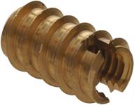 🪚 the hillman group 3017 8-32-inch brass wood insert: 30-pack - enhance your woodworking projects with durable brass inserts logo