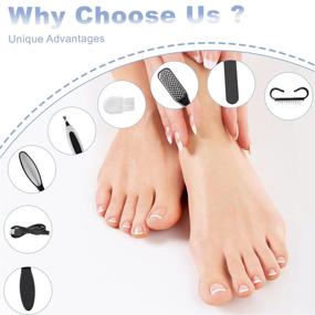 img 1 attached to Electric Removers Rechargeable Electronic Professional Foot, Hand & Nail Care for Tools & Accessories