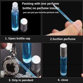 img 1 attached to 🚗 Tianxi Car Rearview Mirror Perfume Pendant: Premium Fragrance Oil Diffuser and Bling Accessory for Cadillac