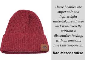 img 2 attached to Dan Merchandise Winter Beanie Charcoal Outdoor Recreation and Outdoor Clothing