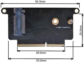 img 3 attached to 🔌 Cablecc M.2 NVME SSD Convert Card for MacBook Pro 2016-2017 13 &#34; A1708 A1707 A1706