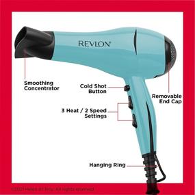 img 1 attached to 💨 REVLON Lasting Brilliance 1875W Ionic Hair Dryer for Enhanced Hair Drying