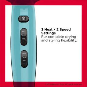 img 2 attached to 💨 REVLON Lasting Brilliance 1875W Ionic Hair Dryer for Enhanced Hair Drying