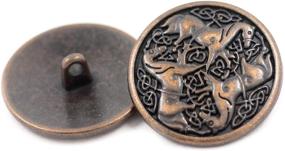 img 2 attached to Bezelry Pieces Celtic Buttons Antique Sewing