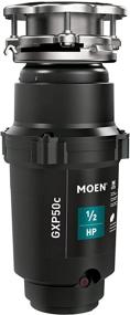 img 4 attached to Moen GXP50C Prep Series PRO 0.5 🗑️ HP Continuous Feed Garbage Disposal with Power Cord