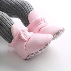 img 3 attached to LAFEGEN Baby Booties: Soft Lining, Non Slip Gripper, Infant Slipper Socks 0-18 Months