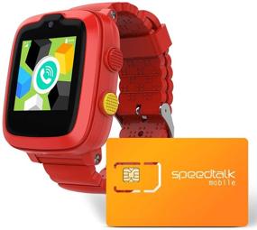 img 4 attached to 📱 Convenient 4G Kids Smart Watch with Preinstalled SpeedTalk Mobile SIM – Remote Monitoring, Video Call, GPS Tracker – Ready to Use!