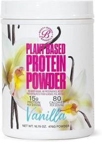 img 4 attached to 🌱 Vanilla Plant-Based Protein Powder for Women - 16.79 oz - Non-Dairy & Non-Bloating - Vegan & Delicious Protein Powder with 9+ Amino Acids for Muscle Building and Boosting Metabolism - Healthy & Easy to Use