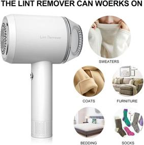img 1 attached to 👕 Pritech Electric Lint Remover: Rechargeable Fabric Shaver for Clothes, Couch, Blankets & More: A Quick & Effective Pill Remover!