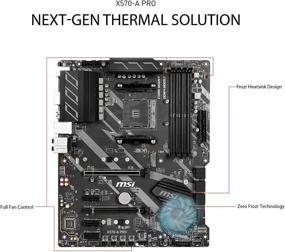 img 1 attached to Материнская плата AMD AM4 MSI X570-A PRO с поддержкой DDR4, PCIe 4.0, SATA 6Gb/s, M.2, USB 3.2 Gen 2, HDMI, форм-фактором ATX.