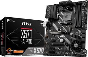 img 4 attached to Материнская плата AMD AM4 MSI X570-A PRO с поддержкой DDR4, PCIe 4.0, SATA 6Gb/s, M.2, USB 3.2 Gen 2, HDMI, форм-фактором ATX.