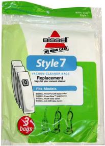 img 1 attached to Bissell Style 7 3 Pack Vacuum Cleaner Bags for Efficient Dust Removal, in Classic White Color