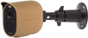 img 2 attached to 📷 Силиконовые чехлы Wasserstein для камеры Arlo Essential Spotlight - коричневый, 3 шт. - расширенная совместимость (не подходит для Arlo Ultra/Ultra 2/Pro/Pro 2/Pro 3, HD, Floodlight)