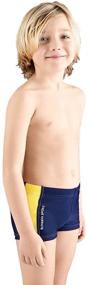 img 3 attached to 🩳 Quick Dry Swim Shorts for Boys - Perfect for Swim Training and Beach Activities by BALNEAIRE