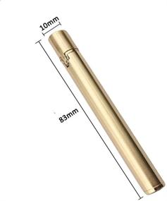 img 2 attached to Chic Slim Metal Lighter for Women 💎 - Soft Flame, Great Gift Idea (Butane Not Included)