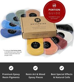 img 3 attached to 🌈 Mica Powder for Epoxy Resin: MEYSPRING Two Tone Collection - 100g Pigment Powder Set - Vibrant Epoxy Resin Color Pigments