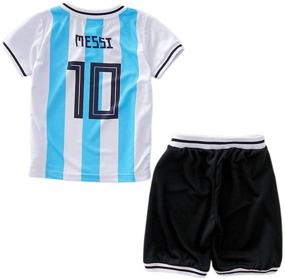 img 1 attached to ⚽️ ZETIY Toddler Little Active Soccer Boys' Clothing and Clothing Sets: Sporty Style for Your Little Athlete