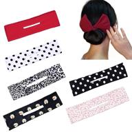 fashion flexible reusable hairbands hairstyle logo