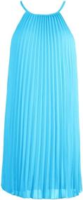 img 1 attached to 👗 Ellames Womens Spaghetti Pleated Large 1 Women's Clothing: Fashionable Dresses for Every Occasion