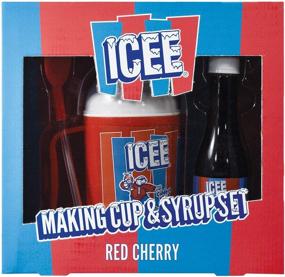 img 1 attached to 🍒 Genuine ICEE Brand Single Serve ICEE Slushie Making Cup Set with Cherry Syrup - The Ultimate ICEE Experience