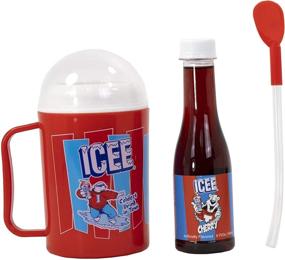 img 2 attached to 🍒 Genuine ICEE Brand Single Serve ICEE Slushie Making Cup Set with Cherry Syrup - The Ultimate ICEE Experience