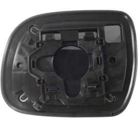 img 1 attached to Зеркало без подогрева с накладкой для Toyota Highlander, сборка в США, Tacoma - Fit System 80224, 5.94" x 7.5" x 8.38", пассажирская сторона