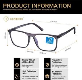img 3 attached to 🎮 Enhance Your Gaming Experience with Blue Light Blocking Computer Gaming Glasses - 2 Pack for Both Men and Women, Prevent Eyestrain and Minimize Glare