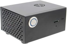 img 4 attached to 💻 Geekworm Raspberry Pi 3B+/3B Metal Case with Power Control Switch, Cooling Fan Support, and X820 V3.0 SSD & HDD SATA Storage Board compatibility (X735/Rock64 compatible, Not for X825)