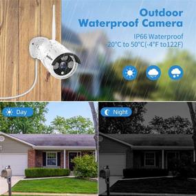 img 1 attached to 📷 Advanced Wireless Home Security Camera System: 8CH NVR Kit, 4Pcs 1080P, Night Vision, Motion Detection, Remote View, Waterproof - Includes 1TB Hard Drive