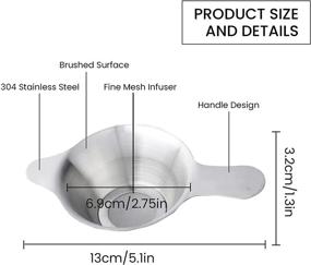 img 3 attached to ORYOUGO Stainless Strainer Infuser Straining