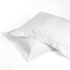 img 1 attached to 🛏️ Peru Pima 415 TC Percale Duvet Cover Set - King/Cal King, White - 100% Peruvian Pima Cotton