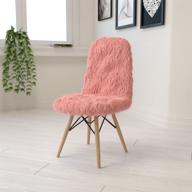 🐶 flash furniture pink shaggy dog hermosa accent chair логотип