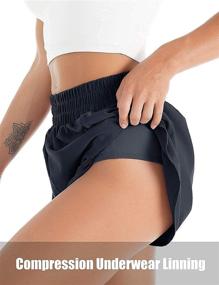 img 3 attached to 🏃 Blooming Jelly Women's Quick-Dry Running Shorts with Pockets - 1.75" Inseam