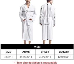 img 1 attached to 👘 Comfortable Full Length Men's Nightgown - AFPANQZ Sleepwear