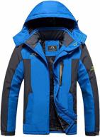 🧥 stay warm and dry with magcomsen men's winter coats: water resistant snow ski jacket with fleece lining and 4 convenient pockets логотип