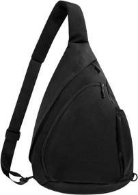 img 4 attached to 🎒 Versatile Women's Sling Backpack - Shoulder Crossbody Casual Daypack