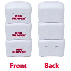 img 2 attached to 🪒 Convenient and Hygienic Bro Shaver Razor Disposal Case XL Size - 3 Pack