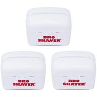 🪒 удобный и гигиенический чехол для утилизации бритвы bro shaver xl size - 3 штуки логотип