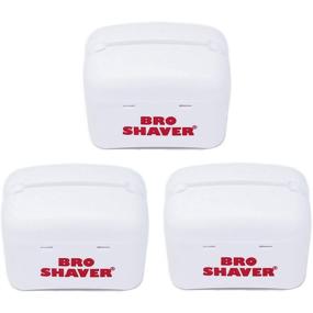 img 4 attached to 🪒 Convenient and Hygienic Bro Shaver Razor Disposal Case XL Size - 3 Pack