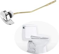 🚽 toilet flush lever handle - universal replacement for toilet tank - side mount logo