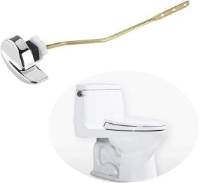 img 4 attached to 🚽 Toilet Flush Lever Handle - Universal Replacement for Toilet Tank - Side Mount