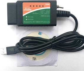 img 4 attached to Эффективная диагностика вашего автомобиля с помощью OTKEFDI ELM327 OBD USB переключателя, совместимого с программным обеспечением Forscan