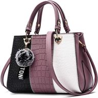 linno fashion crocodile handbags for women: shoulder bags, wallets, and satchels logo