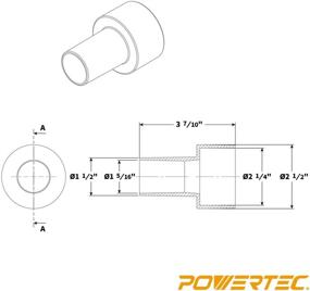 img 2 attached to 🔽 Efficiently Reduce from 2-1/2-Inch to 1-1/2-Inch with POWERTEC 70138 Reducer