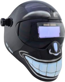 img 2 attached to 🔍 Improved SEO: Save Phace Auto-Darkening Welding Helmet Smiley EFP F-Series - Enhanced Vision Welder Hood Grinding Mask with Adjustable 4.3 x 2 Inch ADF for SMAC/MIG/TIG - Solar Powered with 2 Sensors - 3012626