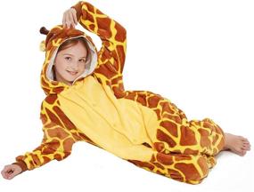 img 1 attached to CASABACO Halloween Onesie Giraffe Costume Dress Up & Pretend Play