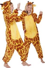 img 3 attached to CASABACO Halloween Onesie Giraffe Costume Dress Up & Pretend Play