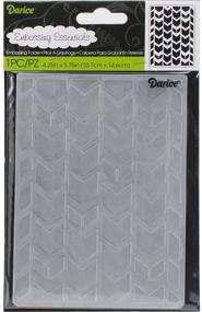 img 2 attached to Darice Embossing Folder Tribal Chevron