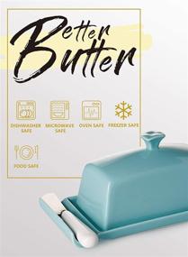 img 1 attached to 🧈 Versatile Butter Dish Lid Knife Spreader: Convenience meets functionality!