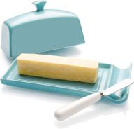 🧈 versatile butter dish lid knife spreader: convenience meets functionality! logo